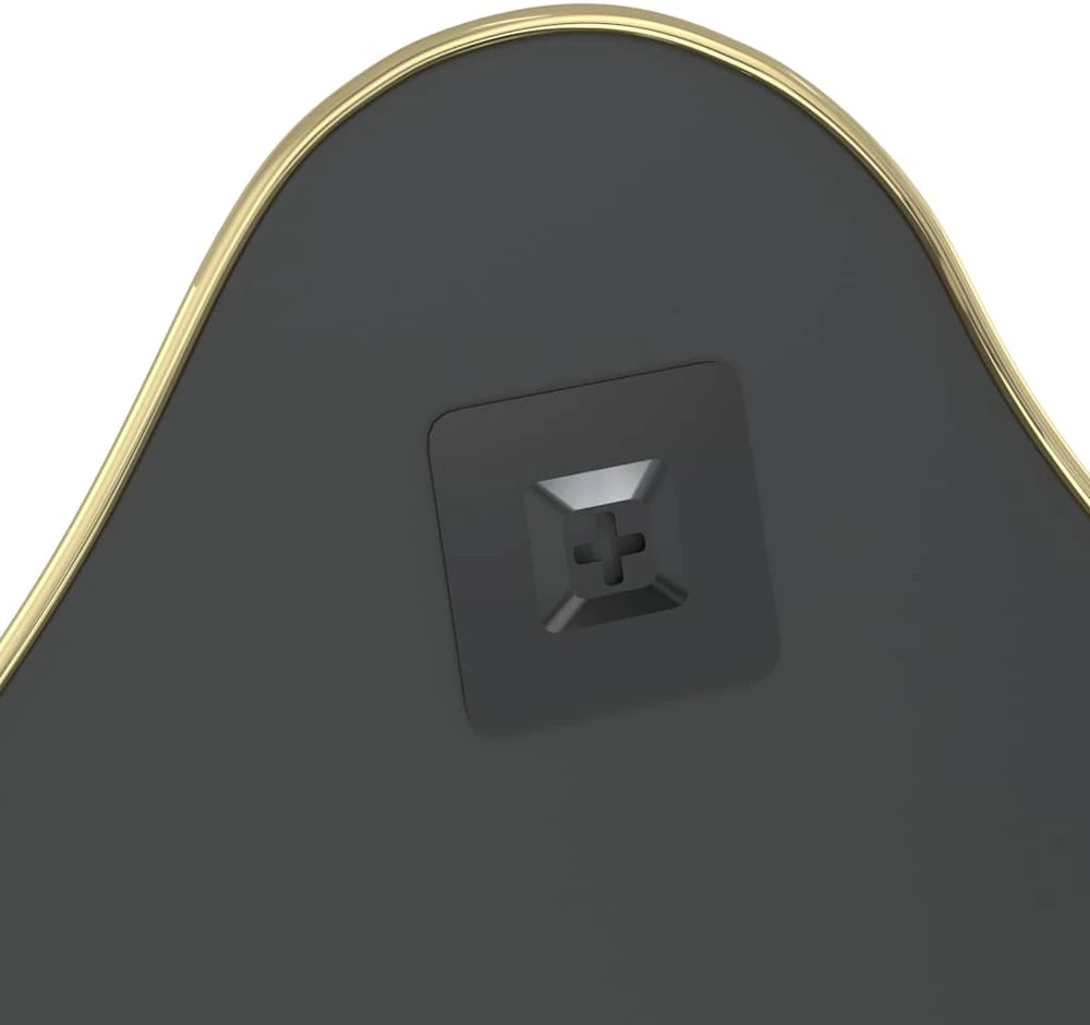 Sieninis veidrodis, auksinės spalvos, 50x40cm
