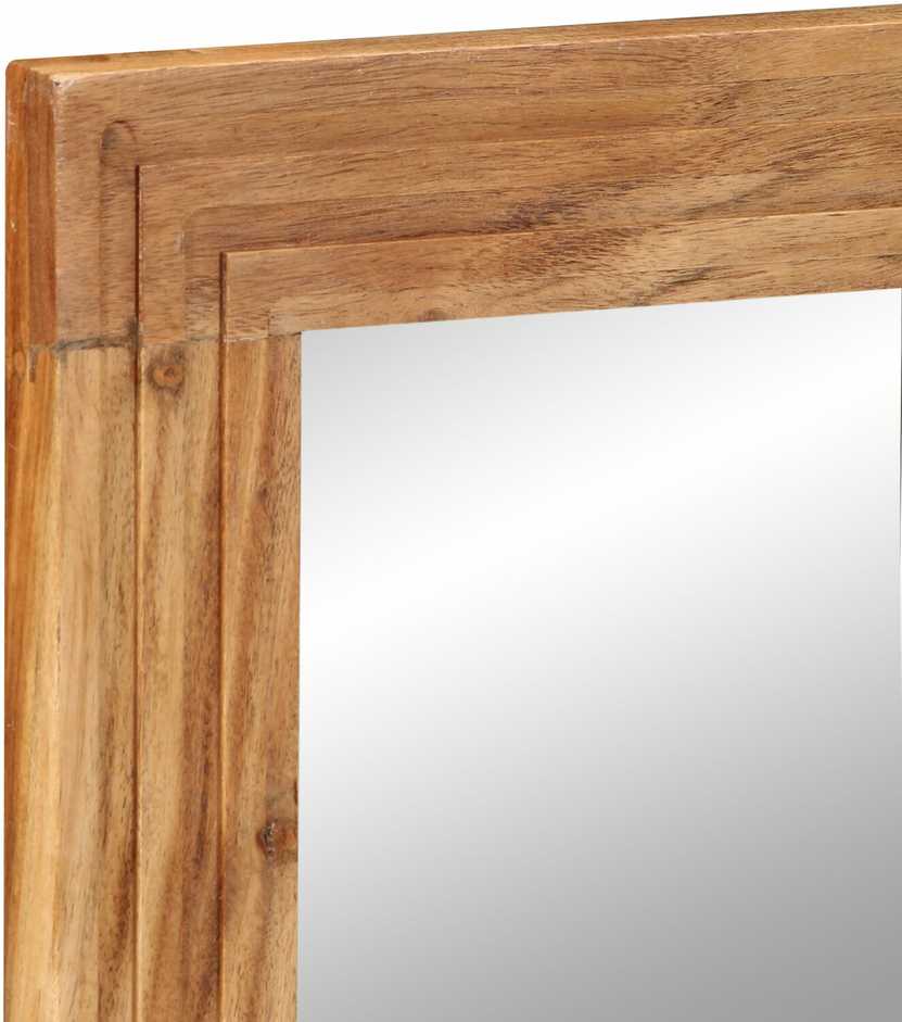 Vonios veidrodis Ruda 70 x 50 x 2.5 cm Stiklas ir kieta akacija