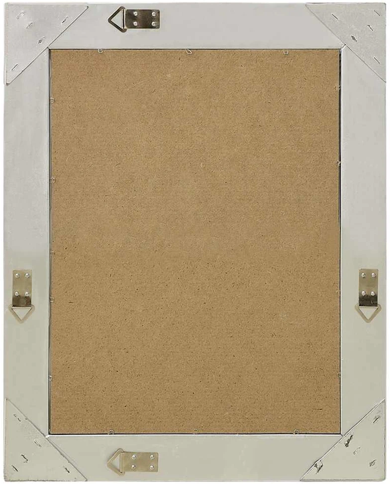Sieninis veidrodis, sidabrinis, 50x60cm, barokinis stilius
