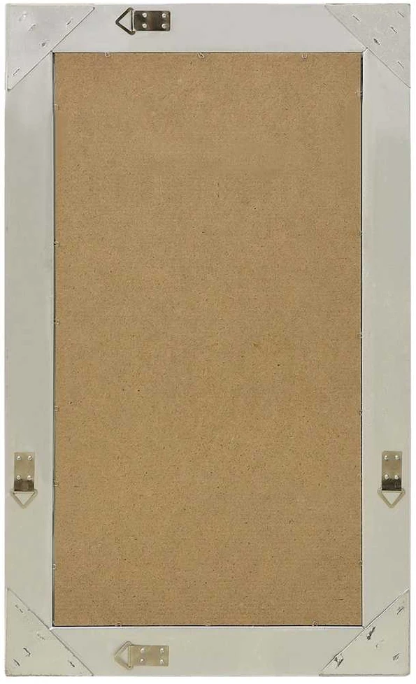 Sieninis veidrodis, sidabrinis, 50x80cm, barokinis stilius