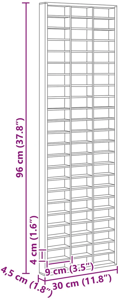 Sieninis vitrina Sieninis Smėlio 30 x 4,5 x 96 cm