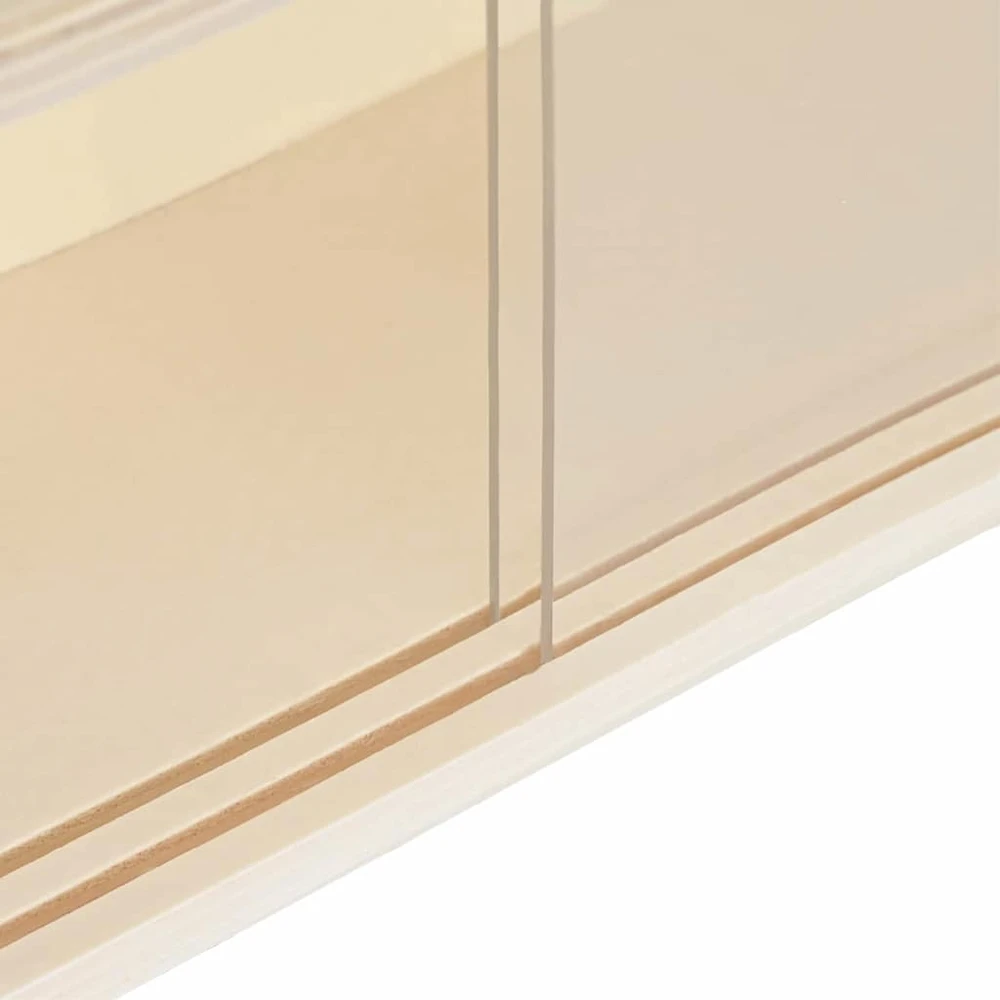 Sieninis vitrina su lentyna Smėlio 100 x 8,5 x 54 cm fanera