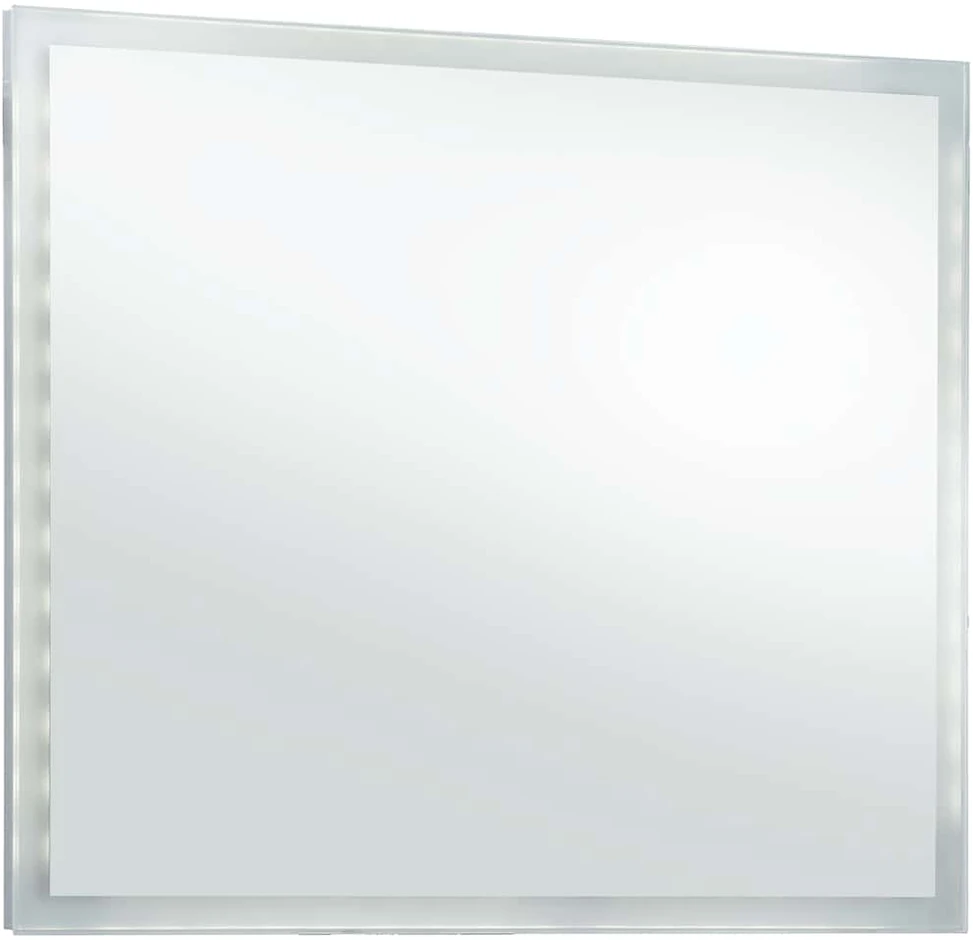 Sieninis vonios kambario veidrodis su LED, 80x60cm