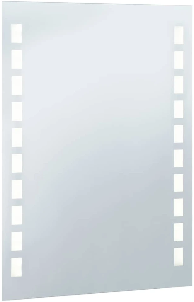 Sieninis vonios kambario veidrodis su LED, 60x80cm
