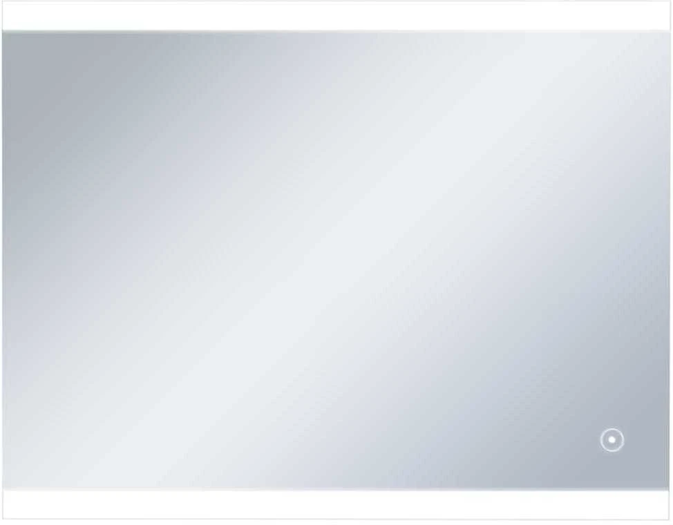 Sieninis vonios kambario veidrodis su LED ir jutikliu, 80x60cm
