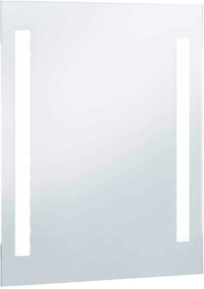 Sieninis vonios kambario veidrodis su LED, 60x80cm