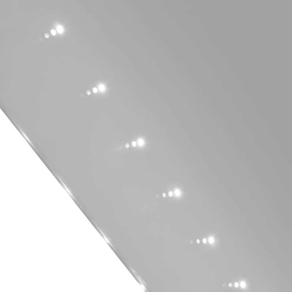 Sieninis Vonios Veidrodis su LED Apšvietimu 100 x 60 cm