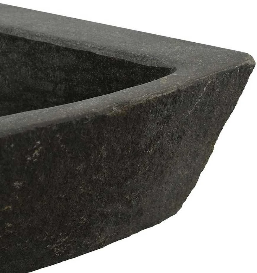 Kriauklė Pilka (38-45) x (38-45) x 12 cm Upės Akmuo