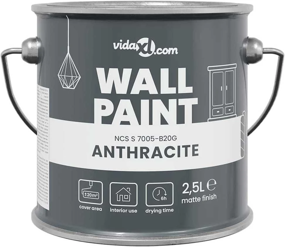 Sienų dažai Pilka 2,5 L Sienos spausdinimas