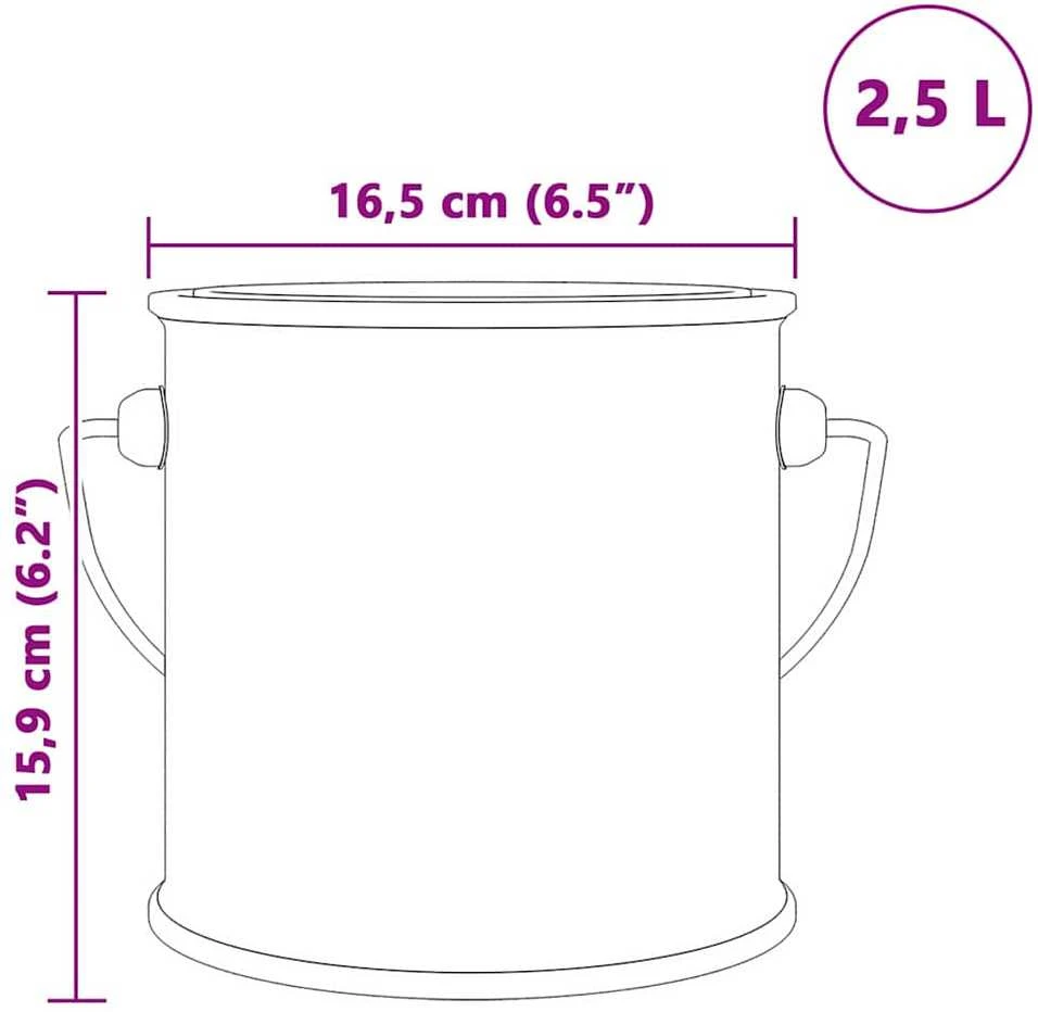 Sienų dažai Ruda 2,5 L Sienos spausdinimas