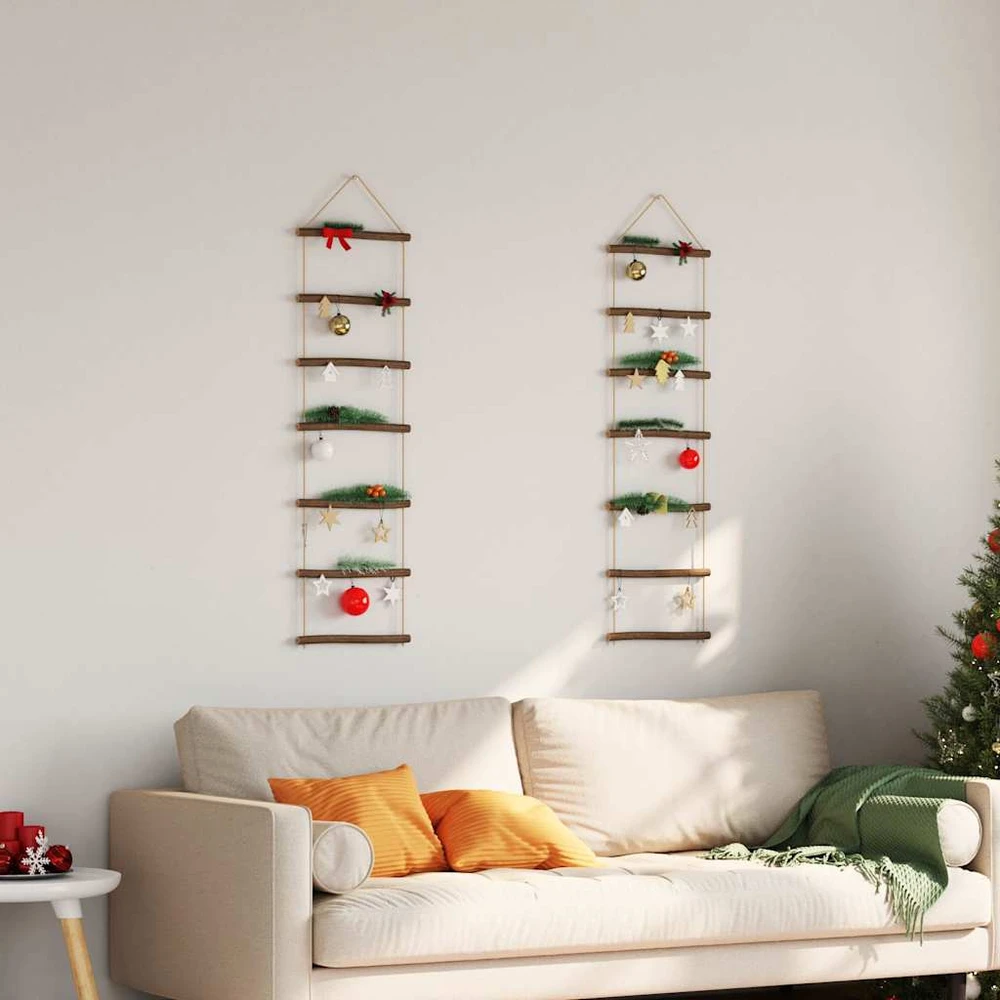 sienų dekoracijos kopėčios formos 2 vnt 30x100 cm