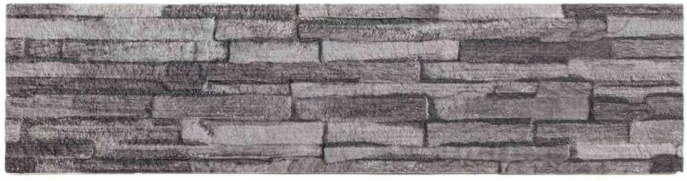 Sienų plokštės 10 vnt. 100 x 25 cm Antracitas EPS putos