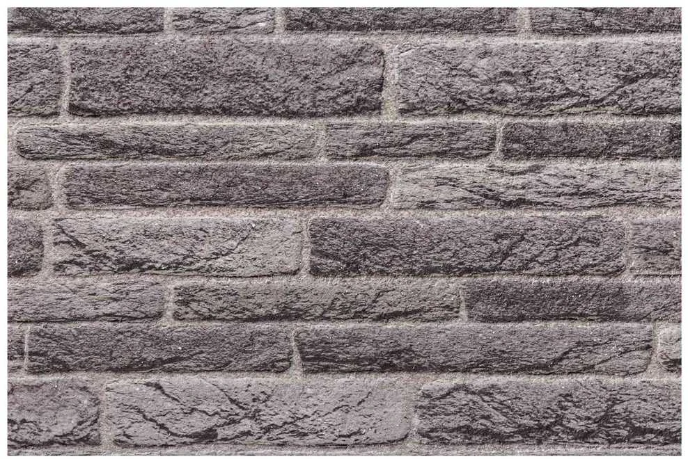Sienų plokštės 10 vnt. 100 x 50 cm Antracito EPS putos