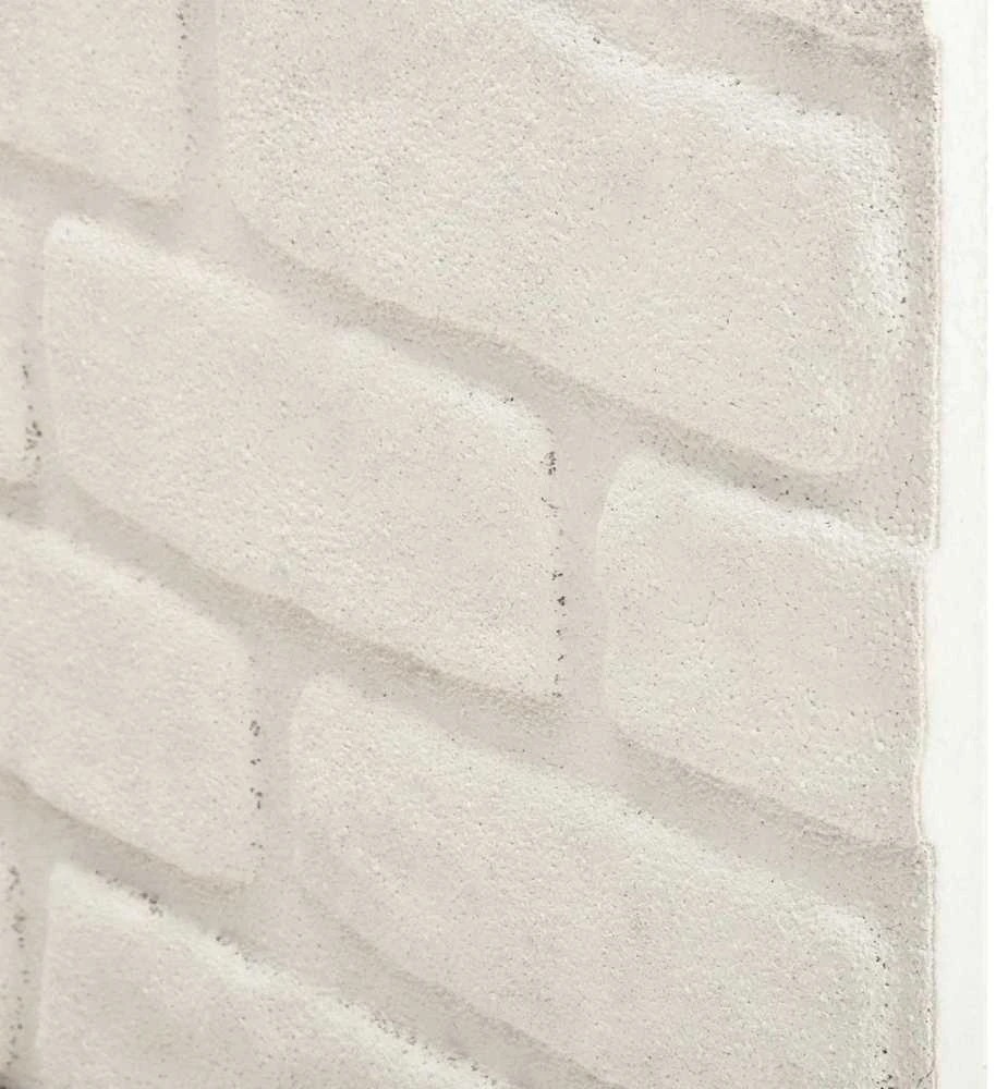 Sienų plokštės 10 vnt. 100 x 50 cm Balta EPS putos