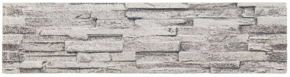 Sienų plokštės 10 vnt. 100 x 25 cm Šviesiai pilka EPS putos