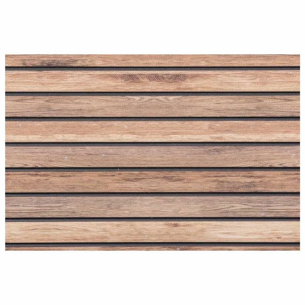 Sienų plokštės 5 vnt. 100 x 50 cm Šviesiai rudas EPS putos