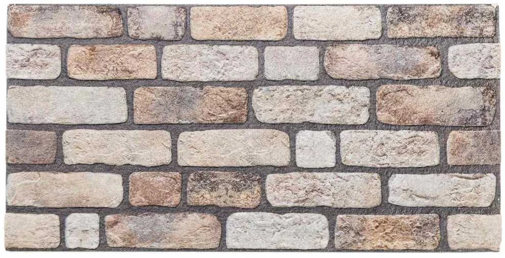 Sienų plokštės 10 vnt. 100 x 50 cm Šviesiai rudas EPS putos