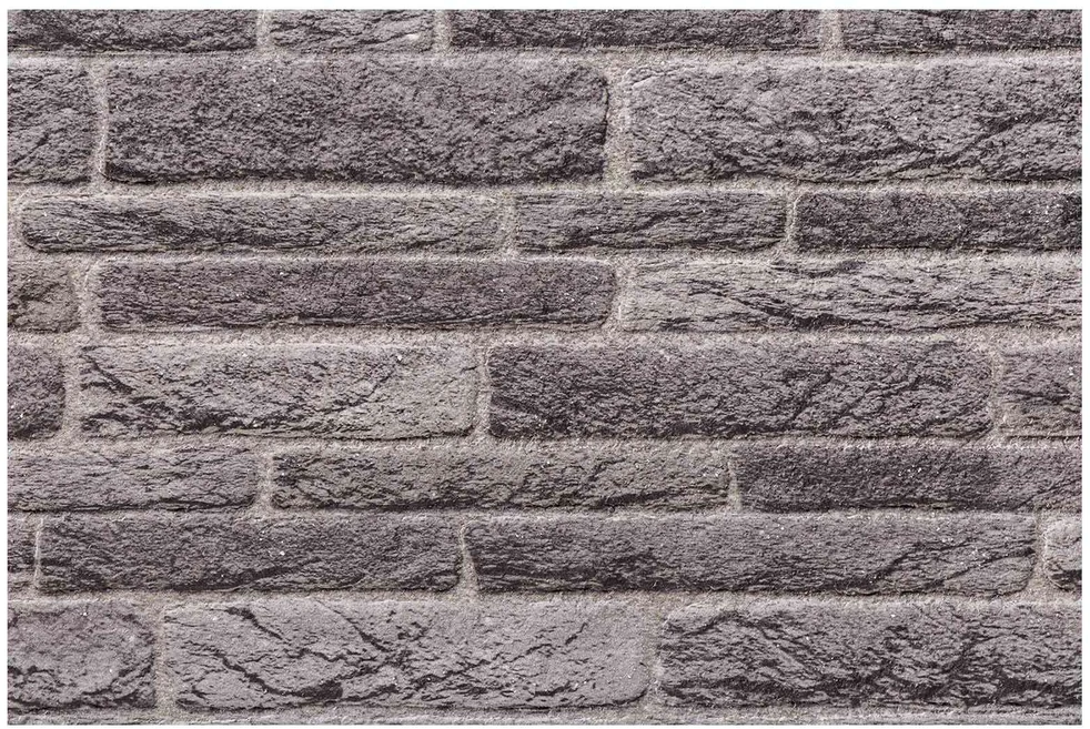 Sienų plokštės 10 vnt. 100 x 50 cm Antracito EPS putos