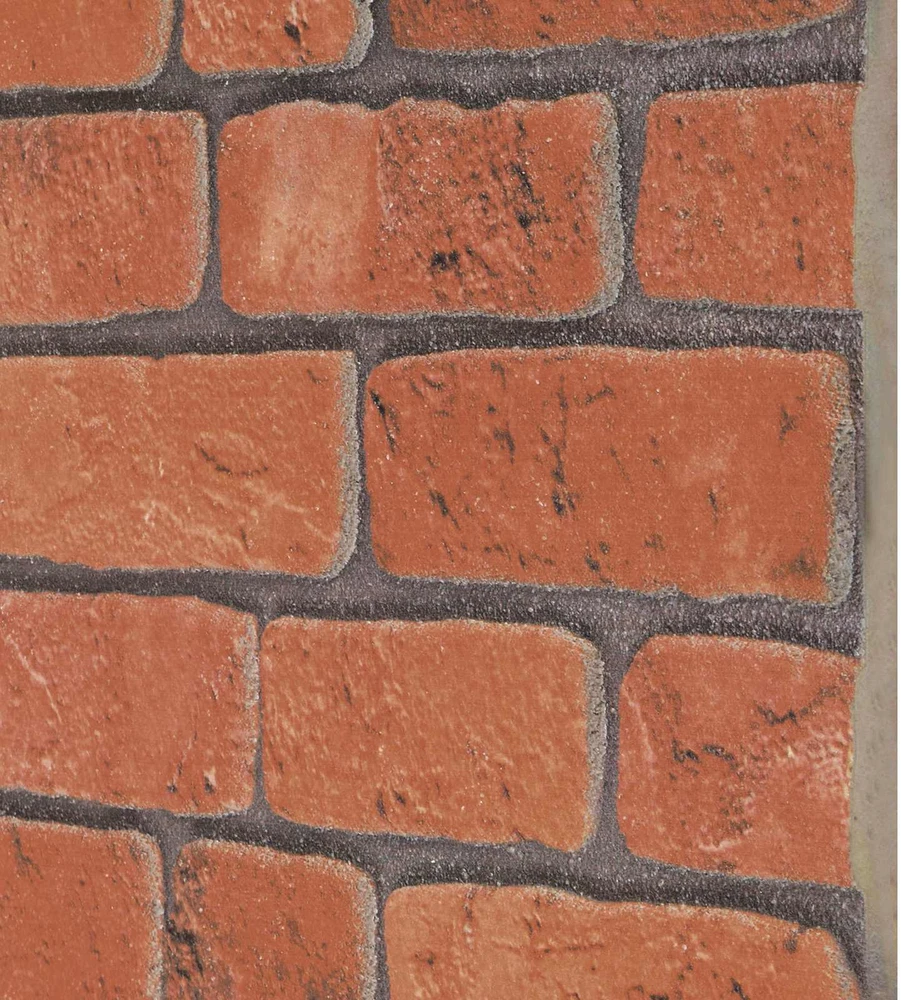 Sienų plokštės 10 vnt. 100 x 50 cm Terakotos EPS putos