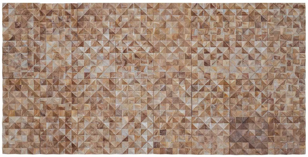 Sieninė panelė 11 vnt. Balinto medžio apdaila 30 x 30 x 2 cm