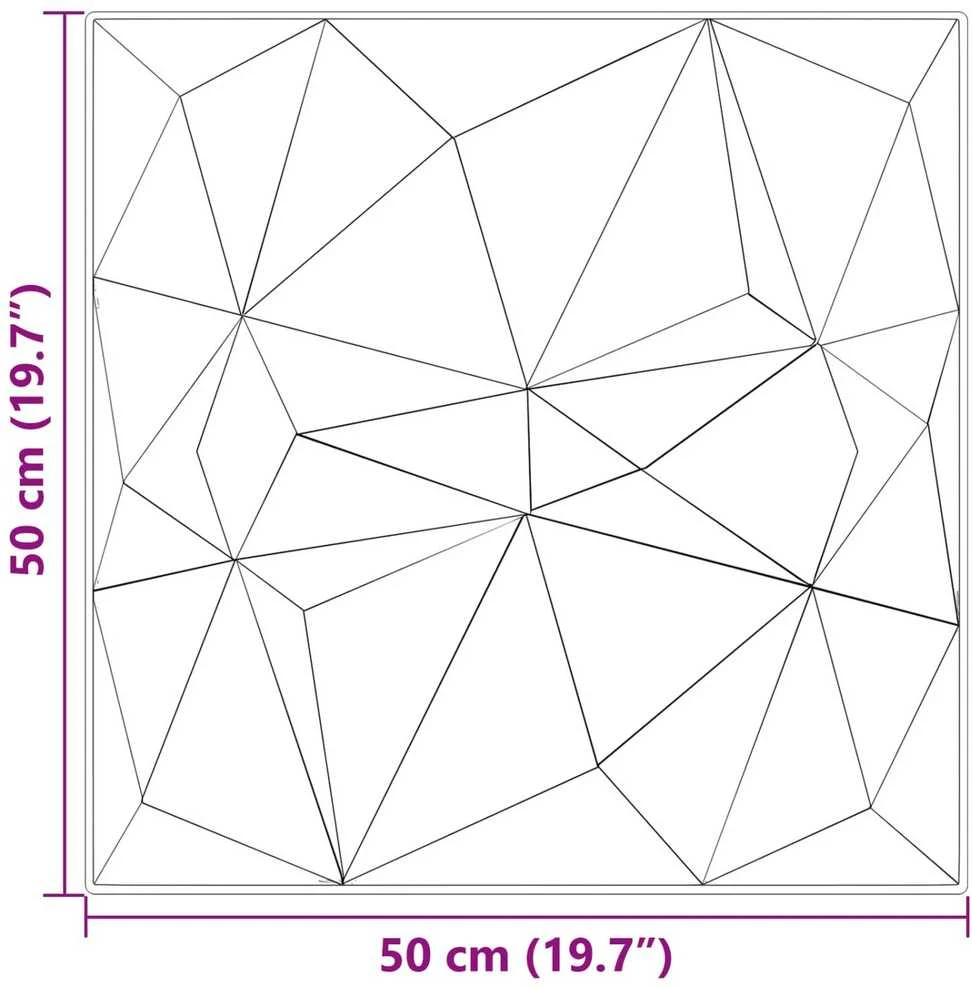 Sienų plokštės 12 vnt. 50 x 50 cm Diamond Beton XPS Putplastis