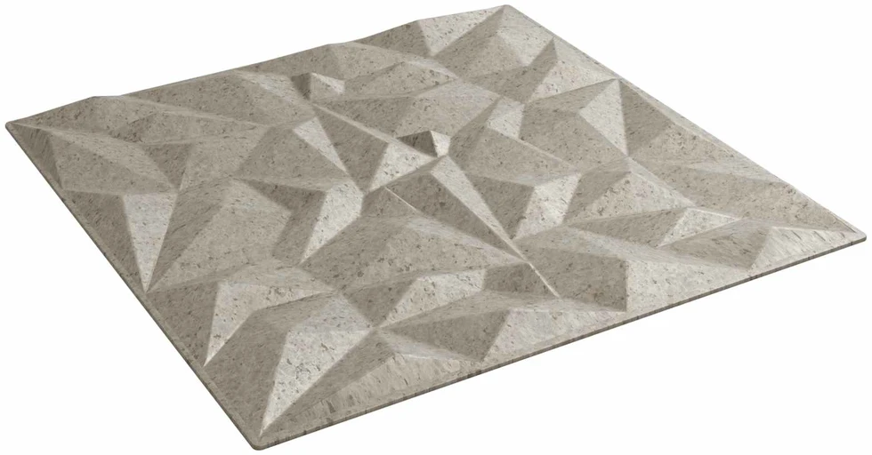 Sienų plokštės 12 vnt. 50 x 50 cm Amethyst Beton XPS Putplastis