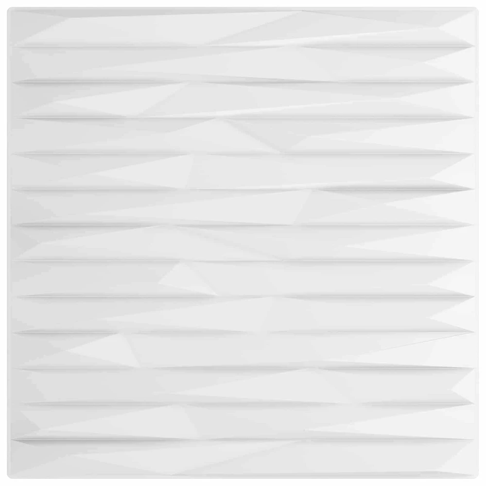 Sienų plokštės 12 vnt. 50 x 50 cm Baltas akmuo XPS Putplastis