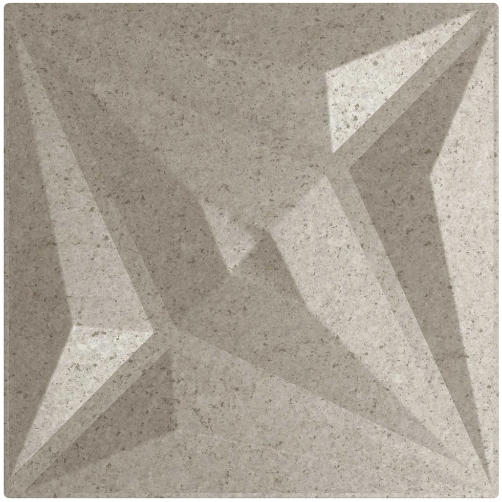 Sienų plokštės 12 vnt. 50 x 50 cm Star Beton XPS Putplastis