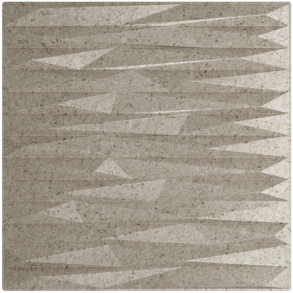 Sienų plokštės 12 vnt. 50 x 50 cm Stone Beton XPS Putplastis