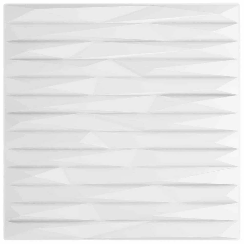 Sienų plokštės 24 vnt. 50 x 50 cm Baltas akmuo XPS Putplastis