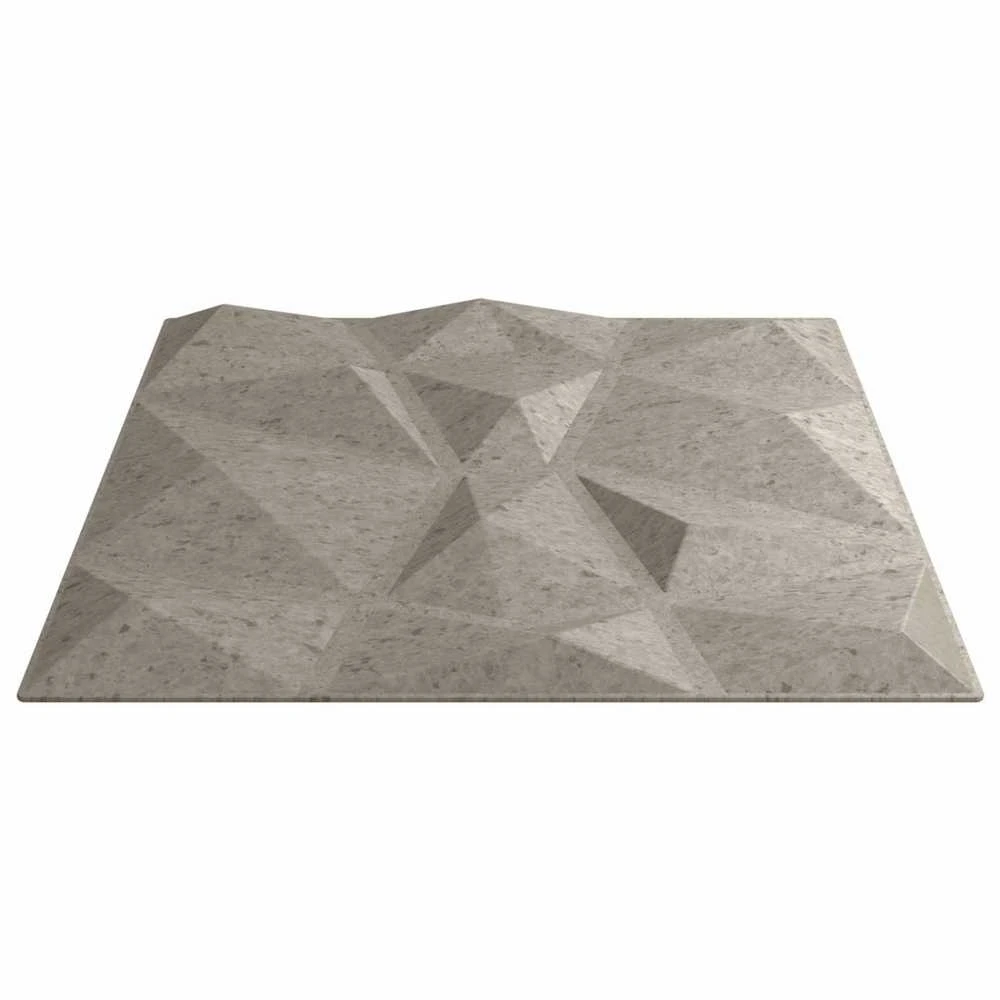 Sienų plokštės 24 vnt. 50 x 50 cm Betono pilka XPS Putplastis