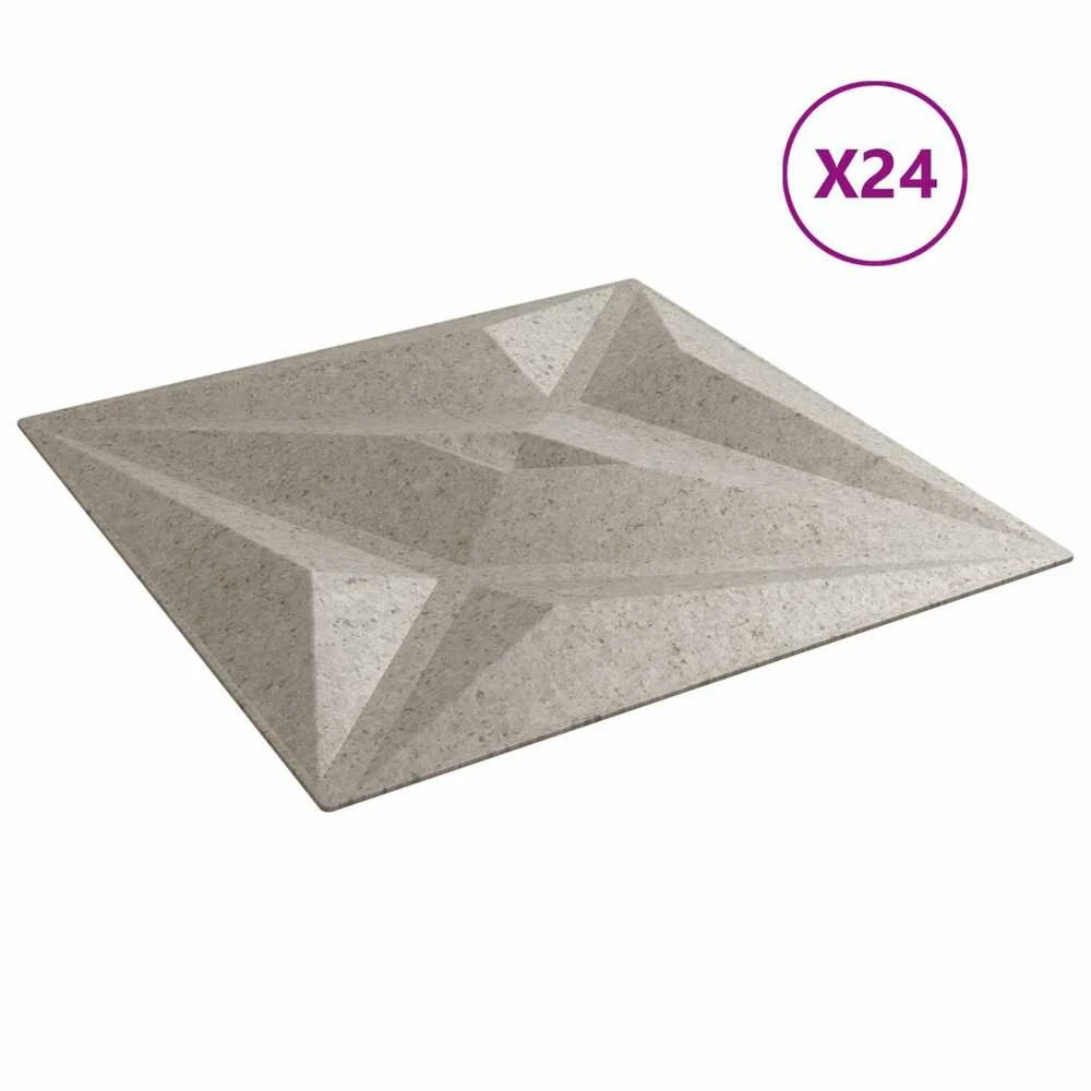 Sienų plokštės 24 vnt. 50 x 50 cm Star Beton XPS Putplastis