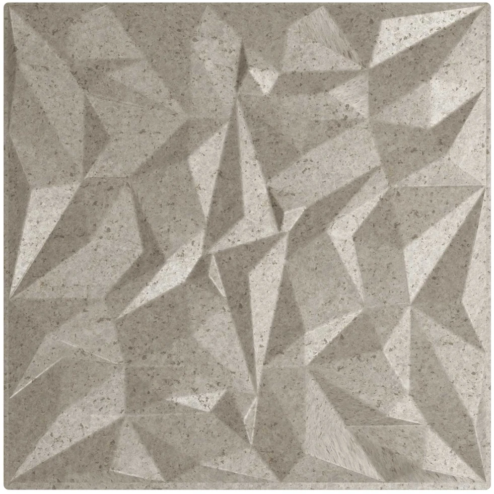 Sienų plokštės 24 vnt. 50 x 50 cm Amethyst Beton XPS Putplastis