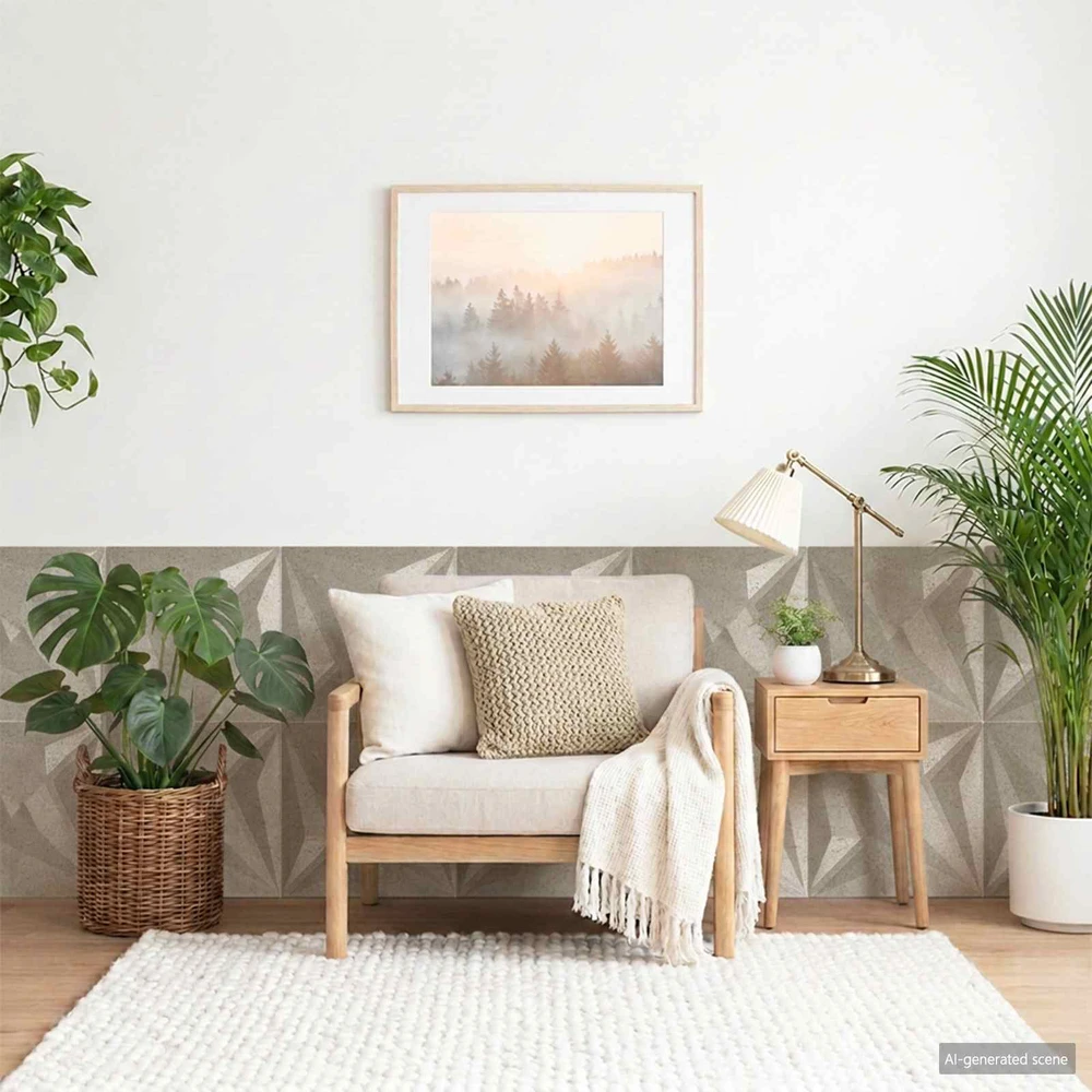 Sienų plokštės 24 vnt. 50 x 50 cm Star Beton XPS Putplastis