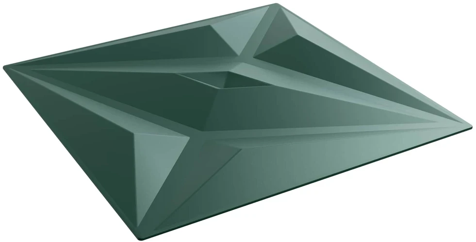 Sienų plokštės 24 vnt. 50 x 50 cm Star Žalias XPS Putplastis