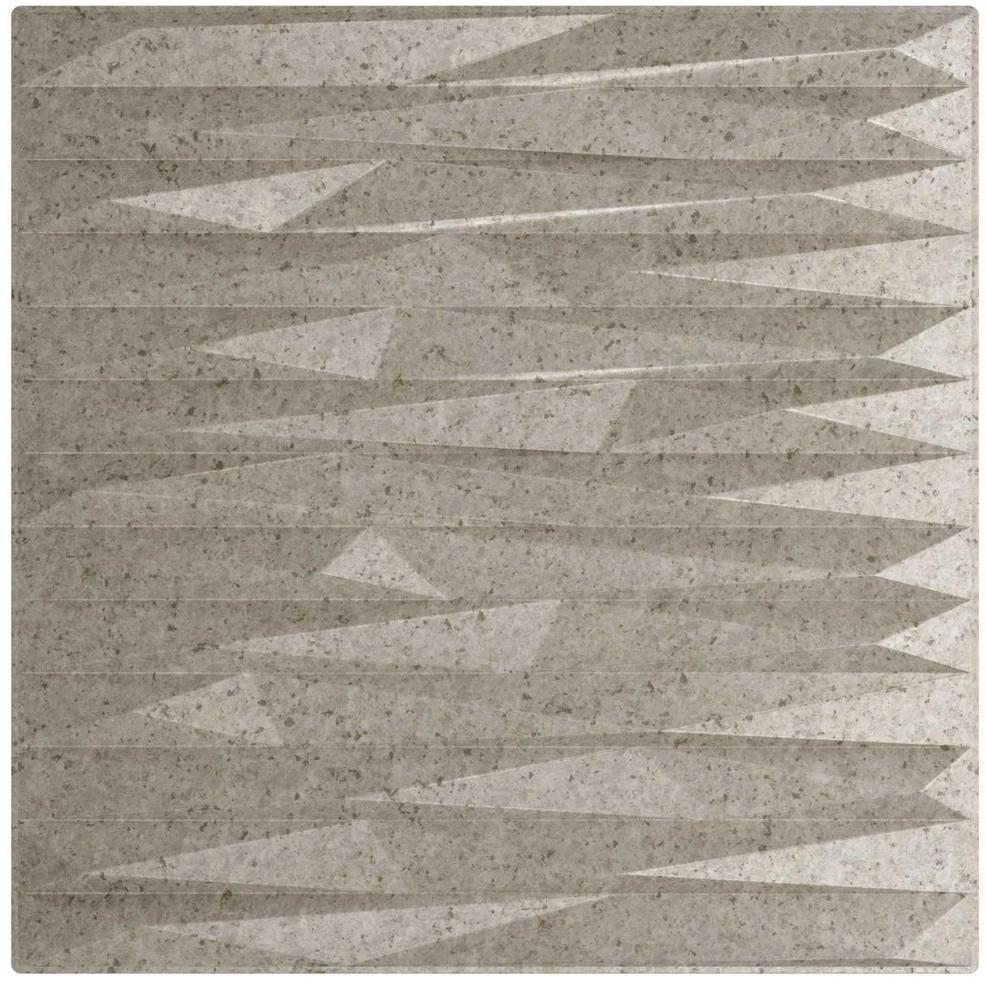 Sienų plokštės 24 vnt. 50 x 50 cm Stone Beton XPS Putplastis