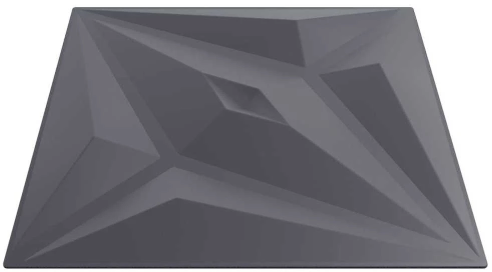 Sienų plokštės 48 vnt. 50 x 50 cm Star Pilkas XPS Putplastis