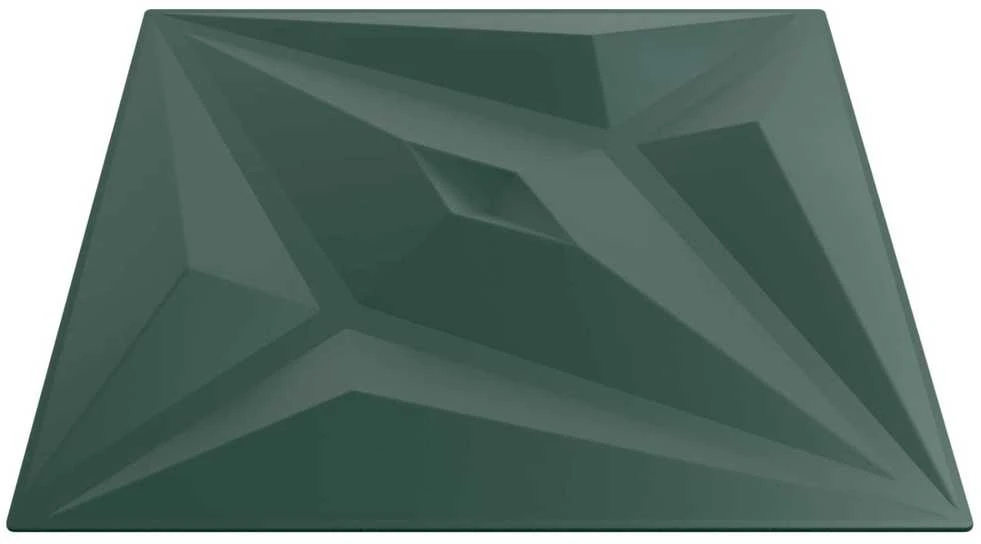 Sienų plokštės 48 vnt. 50 x 50 cm Star Žalias XPS Putplastis