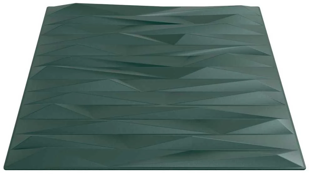 Sienų plokštės 48 vnt. 50 x 50 cm Stone Žalias XPS Putplastis