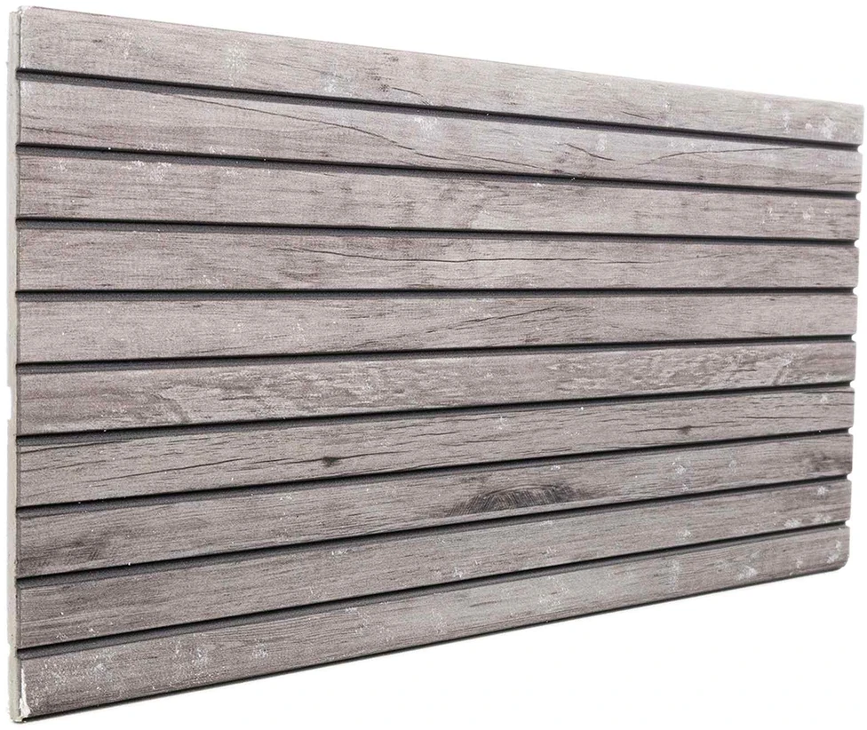 Sienų plokštės 5 vnt. 100 x 50 cm Pilka EPS putos