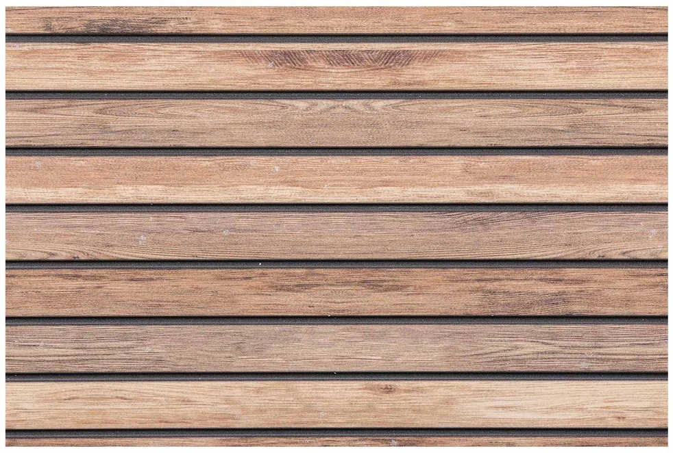 Sienų plokštės 5 vnt. 100 x 50 cm Šviesiai rudas EPS putos