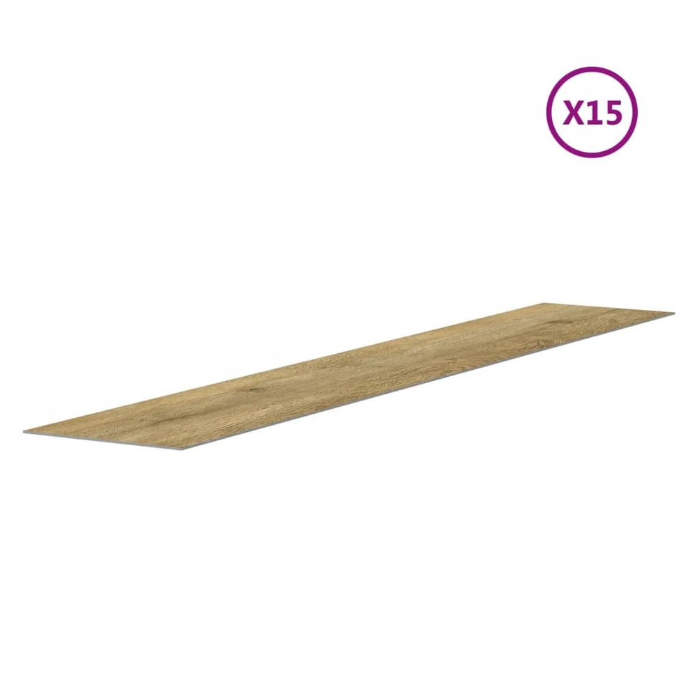 Sienų plokštės, rudos, 2,06m², PVC, medienos imitacijos
