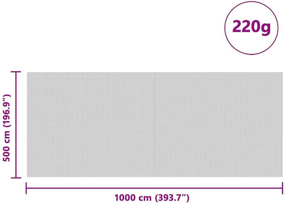 Silso dangtis Žalia 10 x 5 m HDPE