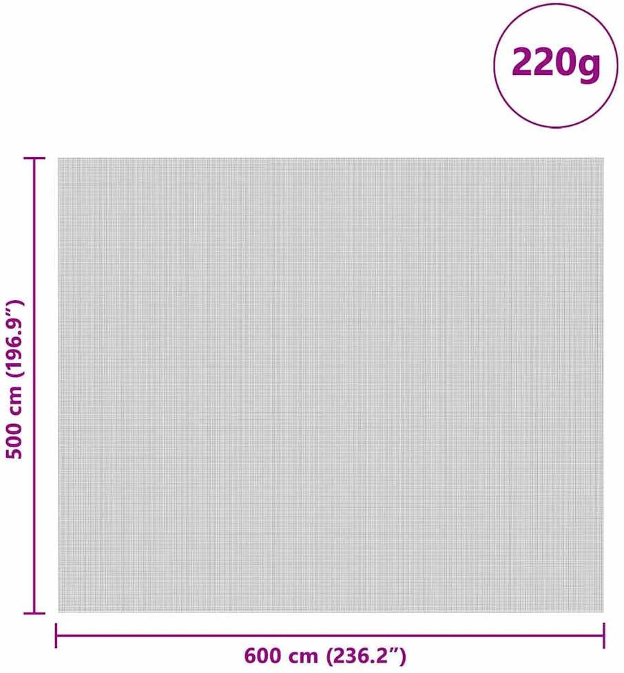 Silso dangtis Žalia 6 x 5 m HDPE