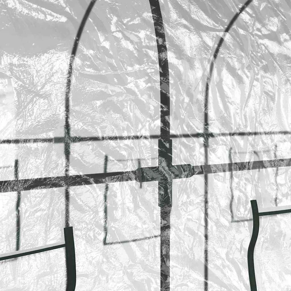 Šiltnamis, skaidrus, 160x400x190 cm, PVC ir plienas