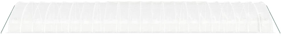 Šiltnamis su plieno rėmu, baltos spalvos, 22x6x2,85m, 132m²
