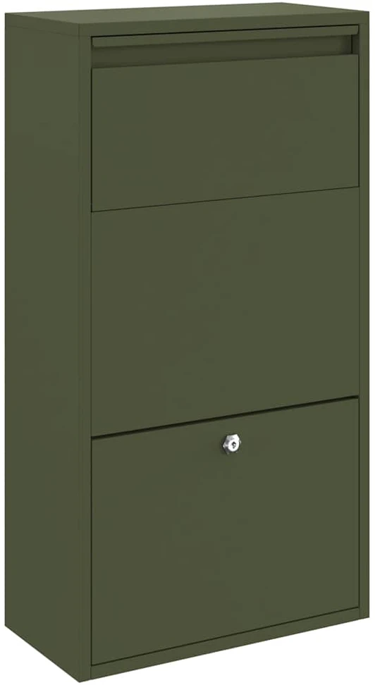 Siuntų dėžutė Alyvuogių žalia 44 x 22 x 82 cm Plienas