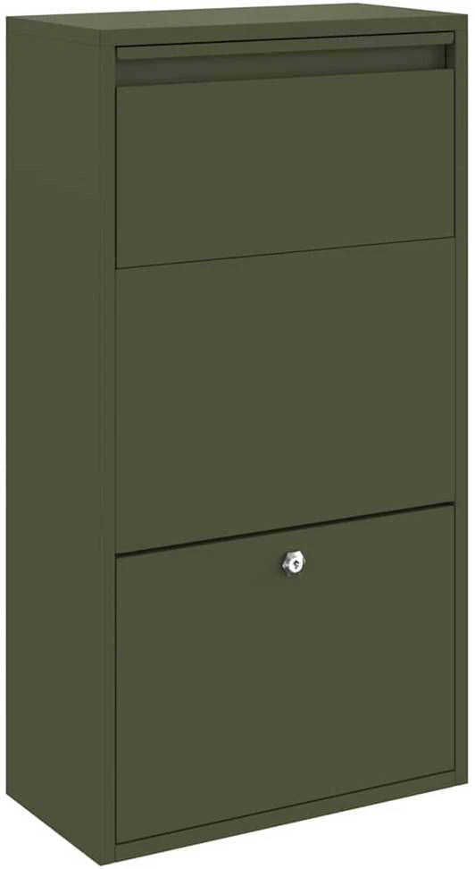 Siuntų dėžutė Alyvuogių žalia 44 x 22 x 82 cm Plienas