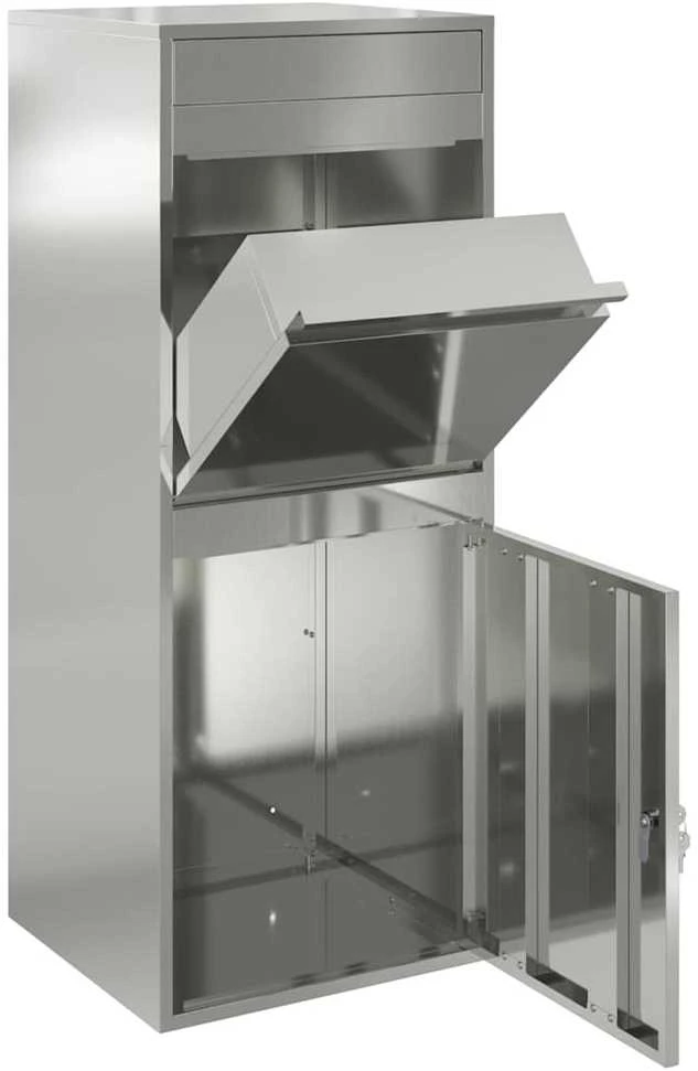 Siuntų dėžutė Sidabrinė 41 x 38 x 103 cm Galvanizuotas plienas