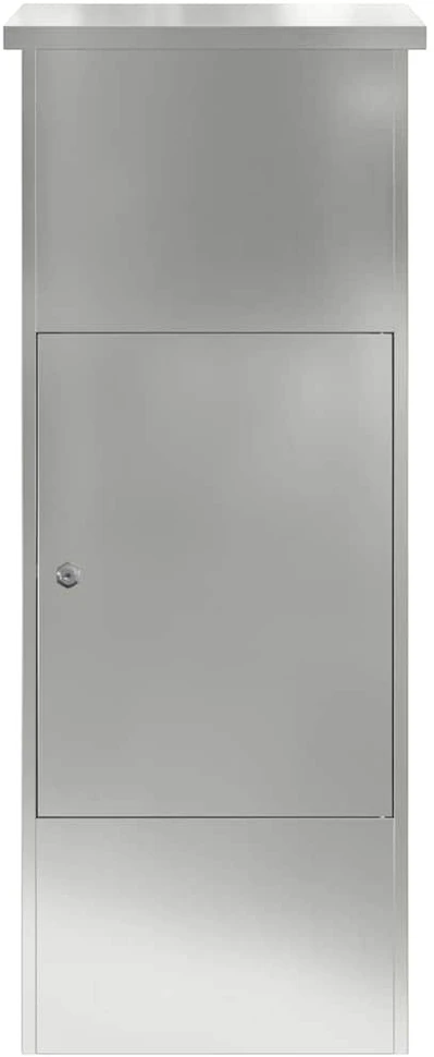 Siuntų dėžutė Juoda 44,5 x 29 x 110,5 cm Cinkuota plienas